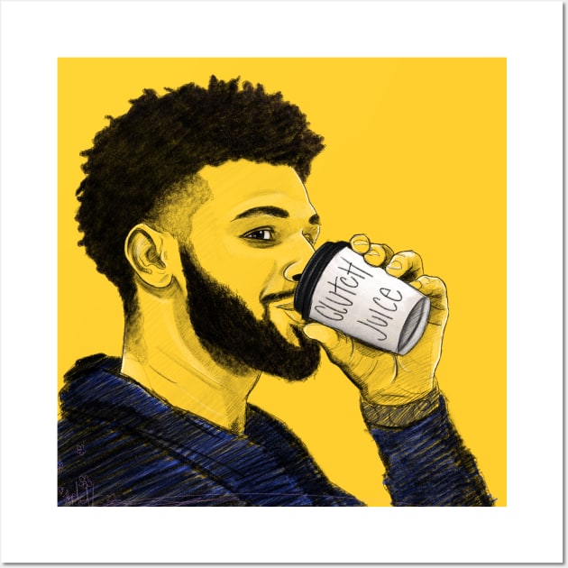 Jamal Murray Wall Art by tea rent illustrations